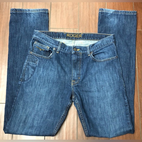 Kimes Ranch Dark Blue Denim Jeans - Picture 8 of 9